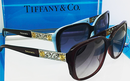 luxo dos óculos Tiffany and Co.